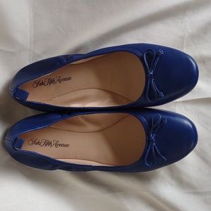 Saks Fifth Avenue Blue Ballet Flats